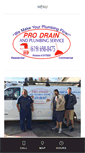 Mobile Screenshot of prodrainplumbing.com